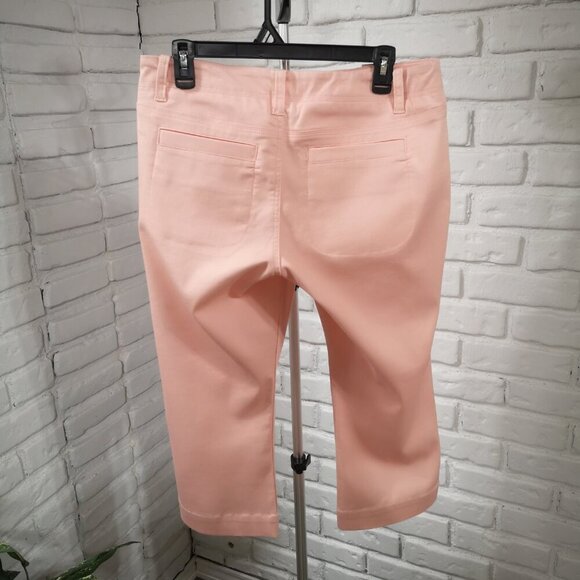 NWT Lole Stretch Ladies Size 10 Pink UPS 50+ Sun Protection Capri Pants - Picture 2 of 14